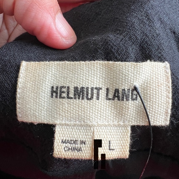 HELMUT LANG 100% Lamb Leather Switch Blouson Jacket - Picture 10 of 10